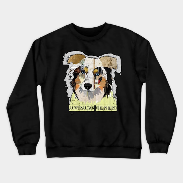 Australian Shepherd Crewneck Sweatshirt by michelkeck